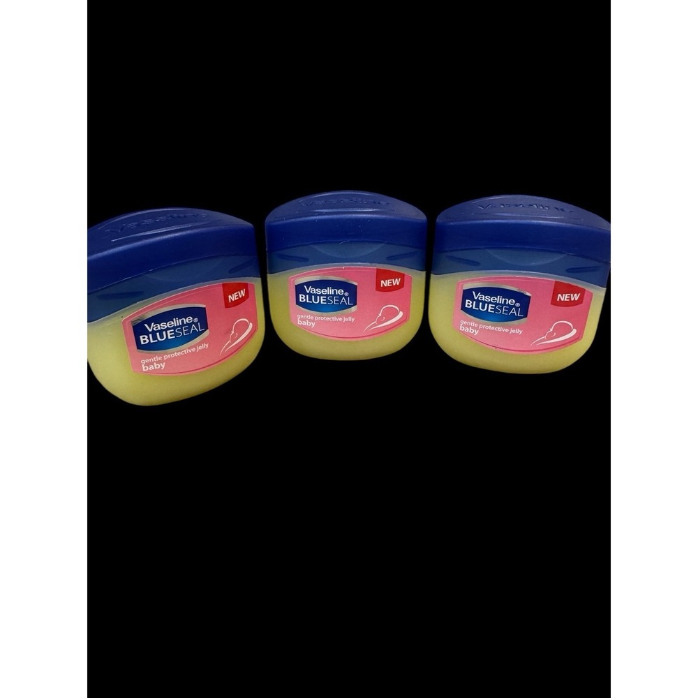 Vaseline Baby Petroleum Jelly Balm 1.7oz Lot of Three. NEW